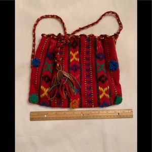Handmade Multi-Color Wool Backpack